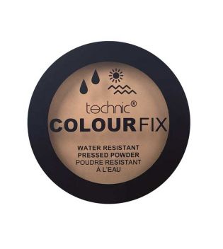 Technic Cosmetics - Colour Fix Water Resistant Kompakt-Puder - Hazelnut