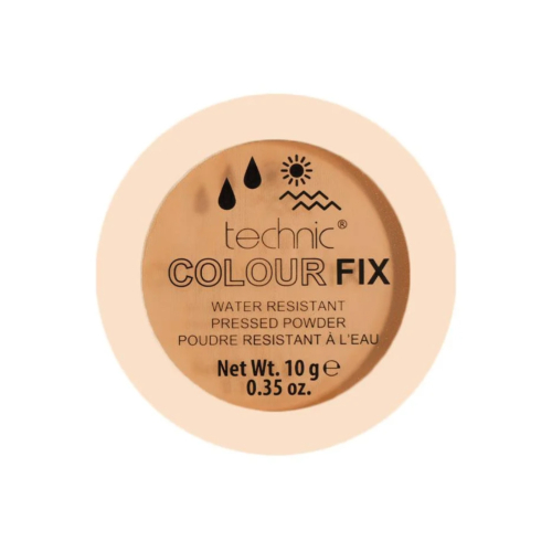 Technic Cosmetics - Colour Fix Water Resistant Kompakt-Puder - Hazelnut