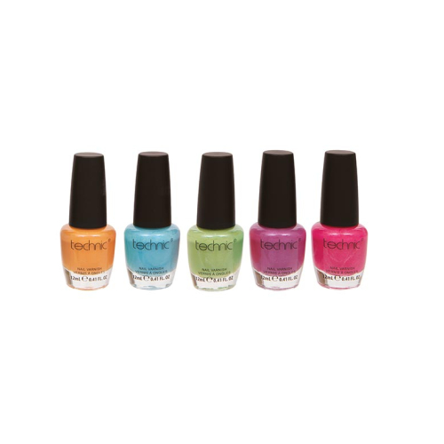 Technic Cosmetics – Glänzendes Nagellack-Set
