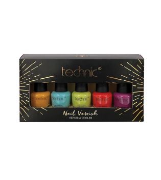 Technic Cosmetics – Glänzendes Nagellack-Set