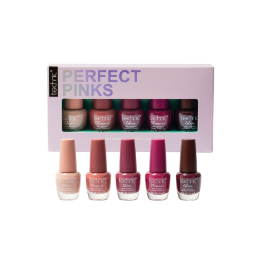 Technic Cosmetics - Set von Nagellacken Perfect Pinks