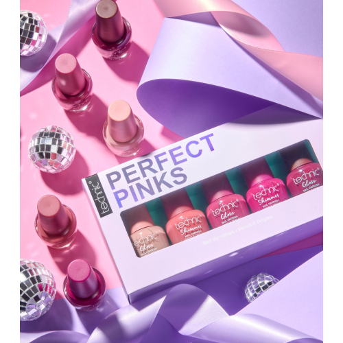 Technic Cosmetics - Set von Nagellacken Perfect Pinks