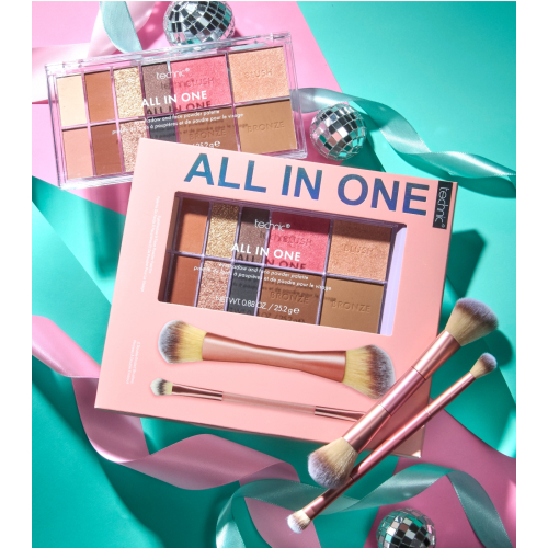 Technic Cosmetics - Make-up-Set All in One Palette & Brushes