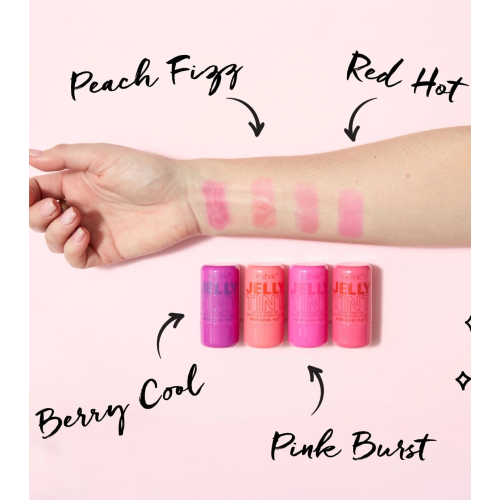 Technic Cosmetics - Lippen- und Wangentönung Jelly Tint - Pink Burst