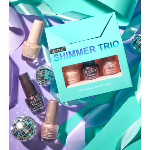 Technic Cosmetics - Trio von Nagellacken Shimmer Trio