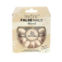 Technic Cosmetics – Künstliche Nägel Almond – All That Glitters