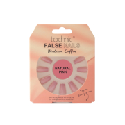 Technic Cosmetics - Künstliche Nägel False Nails Medium Coffin - Natural Pink
