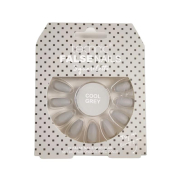 Technic Cosmetics - Falsche Nägel False Nails Squareletto - Cool Grey