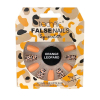 Technic Cosmetics - Falsche Nägel False Nails Squareletto - Orange Leopard