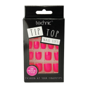 Technic Cosmetics - Tip Top Falsche Nägel - Bright Pink