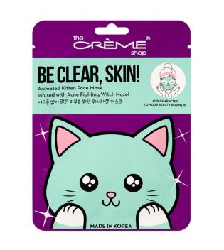 The Crème Shop - Gesichtsmaske - Be Clear, Skin! Cat