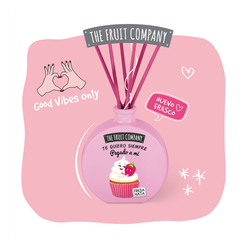 The Fruit Company - Mikado Lufterfrischer - Erdbeeren mit Sahne