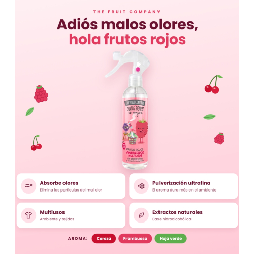 The Fruit Company - Multifunktionsspray - Rote Früchte