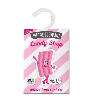The Fruit Company - *Candy Shop* – Kleiderschrank-Lufterfrischer – Erdbeer-Kaugummi