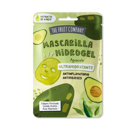 The Fruit Company - Ultra-feuchtigkeitsspendende Hydrogel-Gesichtsmaske - Avocado