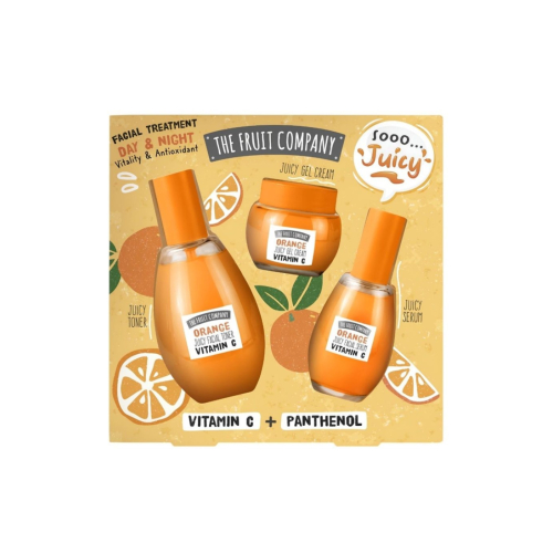 The Fruit Company – Gesichtspflegeset So Juicy – Vitamin C + Panthenol