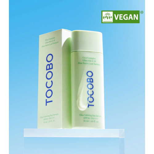 Tocobo - *Cica Calming* – Sonnenschutzserum für das Gesicht SPF50 PA++++ – Empfindliche Haut