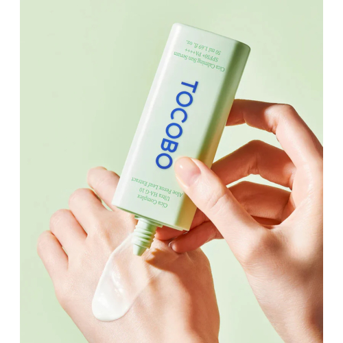 Tocobo - *Cica Calming* – Sonnenschutzserum für das Gesicht SPF50 PA++++ – Empfindliche Haut