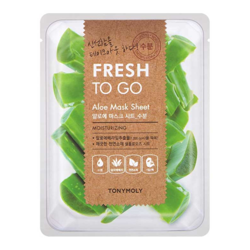 Tonymoly - Fresh To Go Maske - Aloe