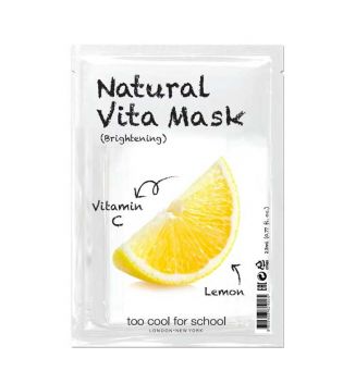 Too cool for school  - Gesichtsmaske Natural Vita - Aufhellend