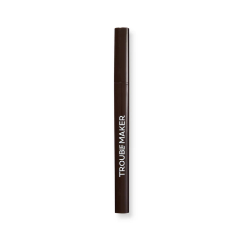 Trouble Maker - Augenbrauenstift Fluffer Brow Brush Natural - Dark Brown
