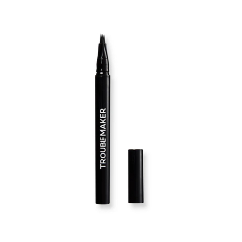 Trouble Maker - Augenbrauenstift Fluffer Brow Brush Natural - Soft Black
