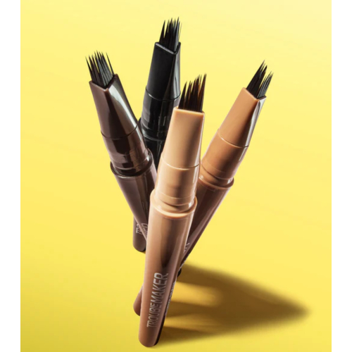 Trouble Maker - Augenbrauen-Verblendstift Fluffer Brow Brush Natural - Light Brown