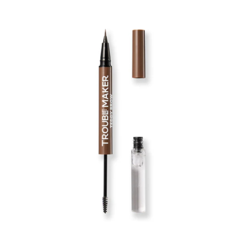 Trouble Maker - 2-in-1 Augenbrauenstift Teddy Brow Builder - Medium Brown