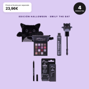 Trouble Maker - Pack Halloween Emily the Bat Lidschattenpalette, Wimperntusche, schwarzer Kajalstift und Lippenbalsam Limited Edition