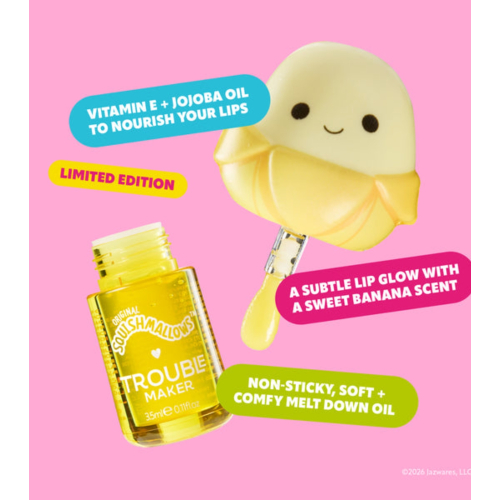 Trouble Maker - *Squishmallows* - Lippenbalsam Melt Down - Junie the Banana