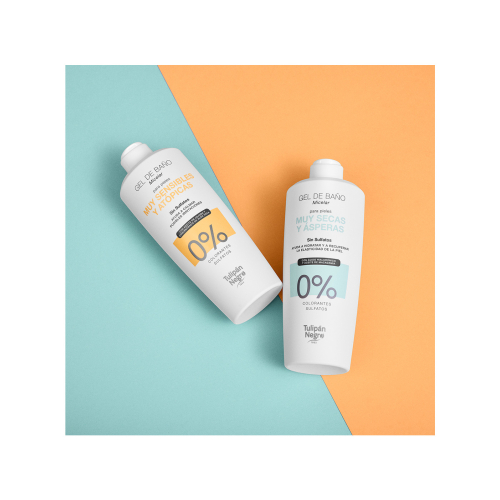 Tulipán Negro – Mizellen-Badegel – Sehr trockene und raue Haut