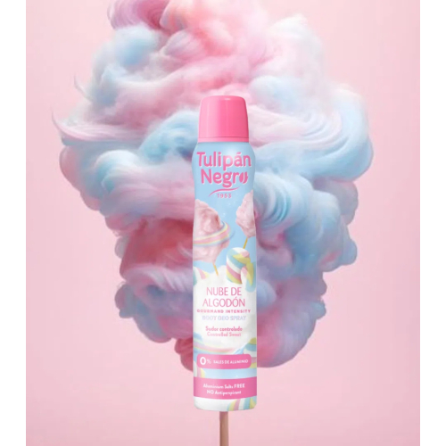 Tulipán Negro - *Gourmand Intensity* – Deodorant Deo Spray – Nube de Algodón