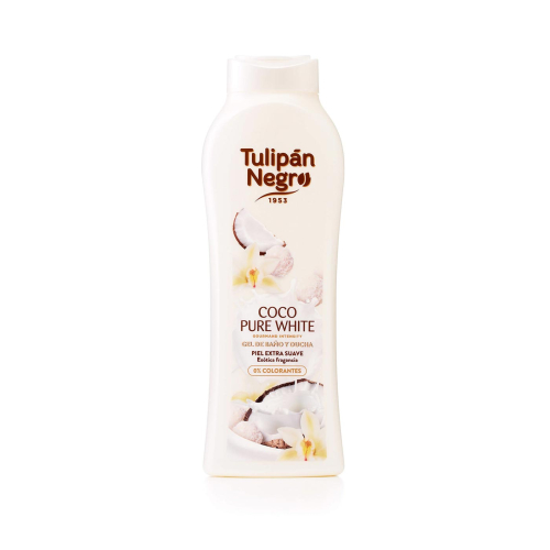 Tulipán Negro – *Gourmand Intensity* – Badegel 650 ml – Coco Pure White