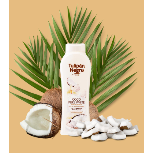 Tulipán Negro – *Gourmand Intensity* – Badegel 650 ml – Coco Pure White