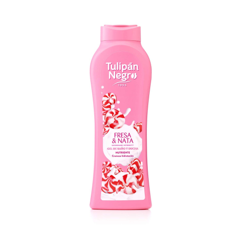 Tulipán Negro – *Gourmand Intensity* – Badegel 650 ml - Fresa & Nata