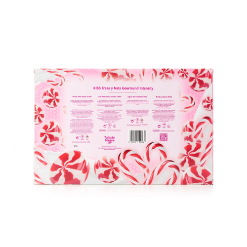 Tulipán Negro - *Gourmand Intensity* – Geschenkset – Kiss Erdbeere und Sahne