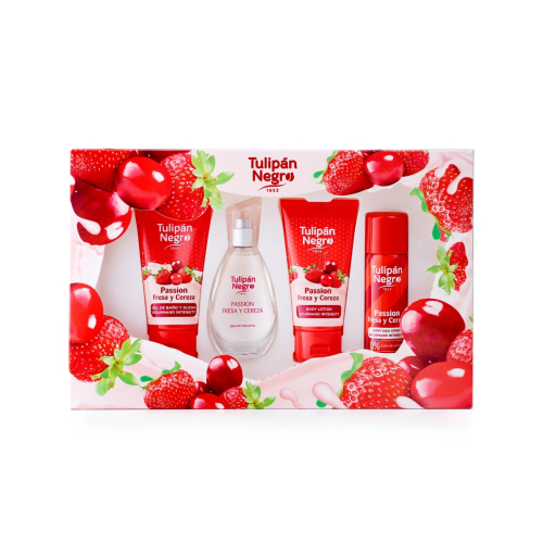 Tulipán Negro - *Gourmand Intensity* – Geschenkset – Passionserdbeere und Kirsche