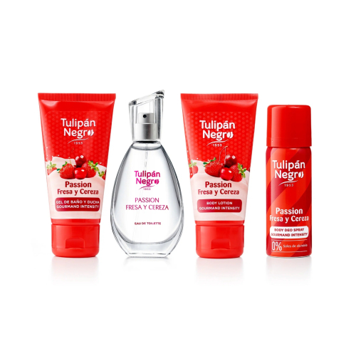 Tulipán Negro - *Gourmand Intensity* – Geschenkset – Passionserdbeere und Kirsche