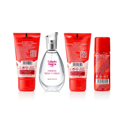 Tulipán Negro - *Gourmand Intensity* – Geschenkset – Passionserdbeere und Kirsche