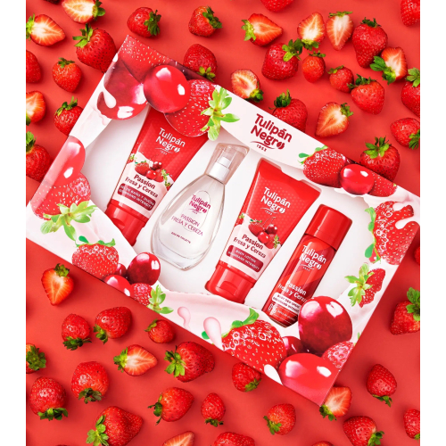 Tulipán Negro - *Gourmand Intensity* – Geschenkset – Passionserdbeere und Kirsche
