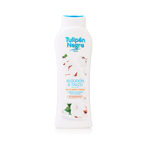 Tulipán Negro - *Skin Care* – Duschgel 650 ml – Algodón & Talco