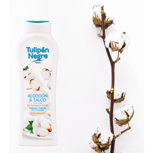 Tulipán Negro - *Skin Care* – Duschgel 650 ml – Algodón & Talco