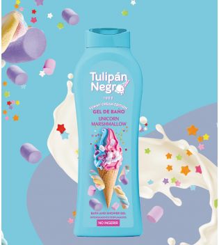 Tulipán Negro - *Yummy Cream Edition* – Badegel 650 ml - Unicorn Marshmallow