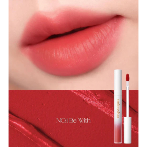 Unleashia - Matte Lippentönung Luv Hug Velvet Tint - 01: Be With