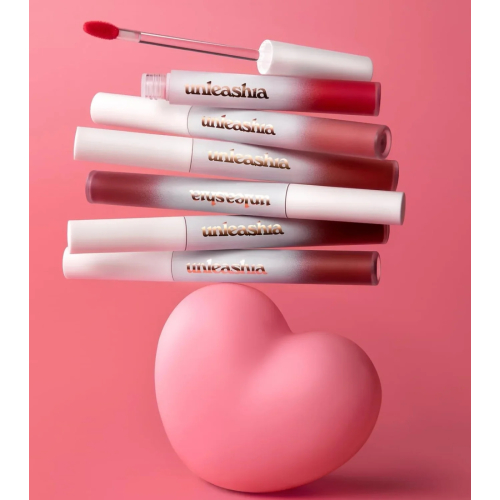 Unleashia - Matte Lippentönung Luv Hug Velvet Tint - 01: Be With