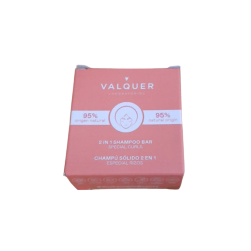 Valquer - Solides 2-in-1-Shampoo und Conditioner - Spezielle Locken