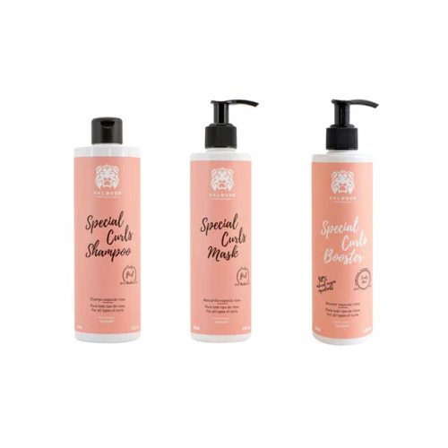 Valquer - Pack Shampoo + Maske + spezieller Curl-Booster