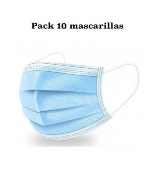 Verschiedene - Packen Sie 10 Einweg-Hygienemasken ein 3PLY