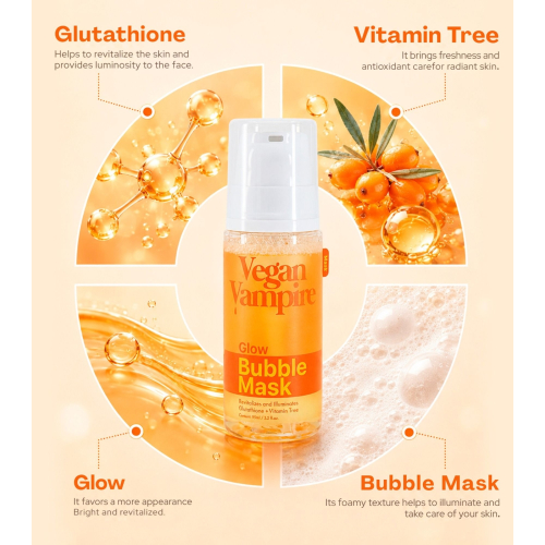 Vegan Vampire - Gesichtsmaske Bubble - Glow