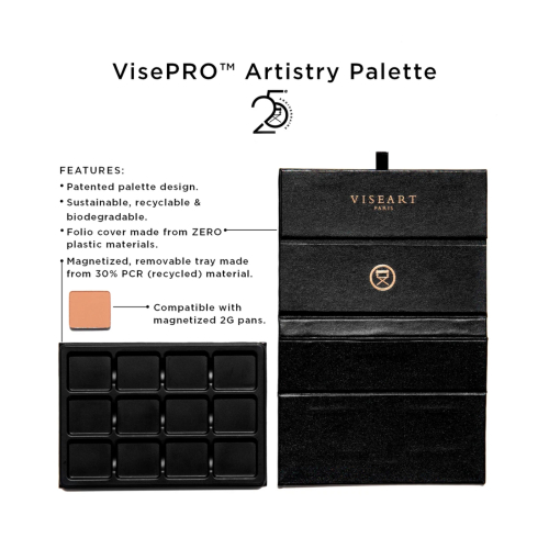 Viseart – Slim Pro VisePRO Lidschattenpalette – VISE01: Neutral Mattes 25e Anniversary
